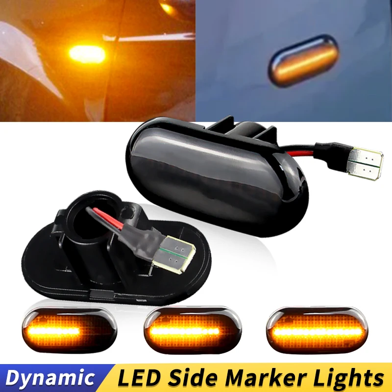 LED Dinamico Indicatori di direzione Luci di posizione laterali Per Renault Megane 1 Clio1 2 KANGOO ESPACE Dacia Duster Dokker Lodgy Smart Fortwo 453
