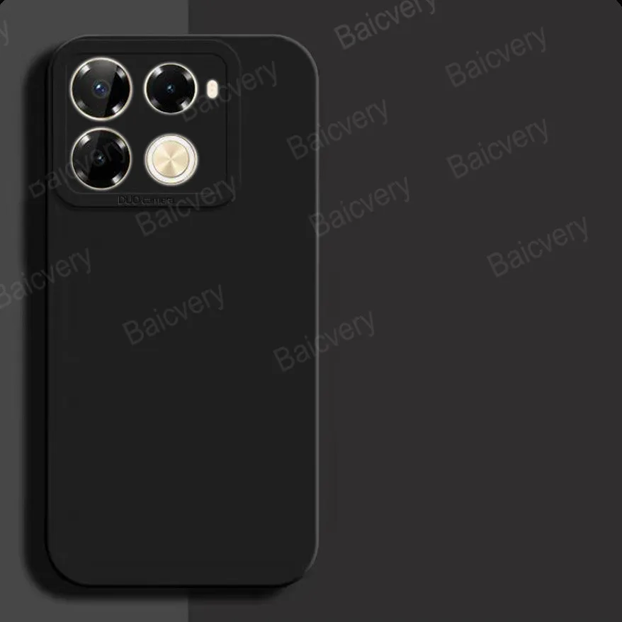 Infinix Note 40 Pro + X6851B 40 Pro 4G X6850 5G X6851 40 4G X6853 용 케이스, 컬러풀 매트 소프트 전체 보호 쉘 후면 커버