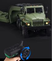 Full Scale WPL B36/3 RC CAR Military Remote Control Transport Vehicle Model 1/16 Super long Crawler Monster CAR Monster Truck