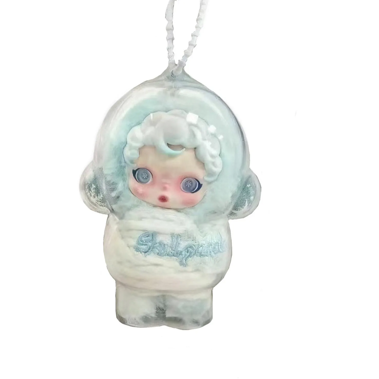 Funda protectora para calavera y Panda, caja organizadora portátil transparente para Skullpanda, bolsa de exhibición para muñecos de peluche, regalo de cumpleaños