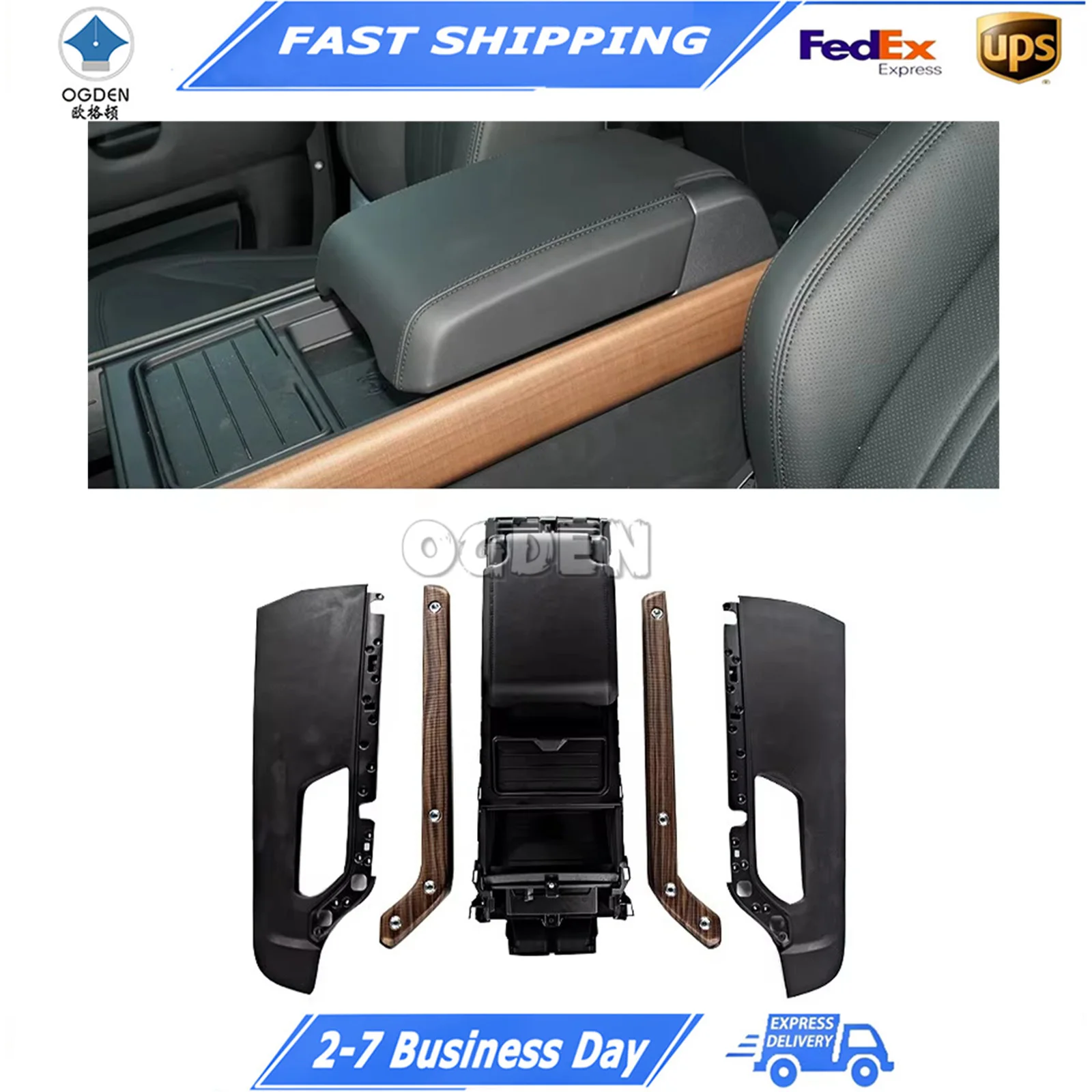 

OGDEN Suitable for 2020-2026 Land Rover Defender Modified & Upgraded Center Console Armrest Box Glove Box