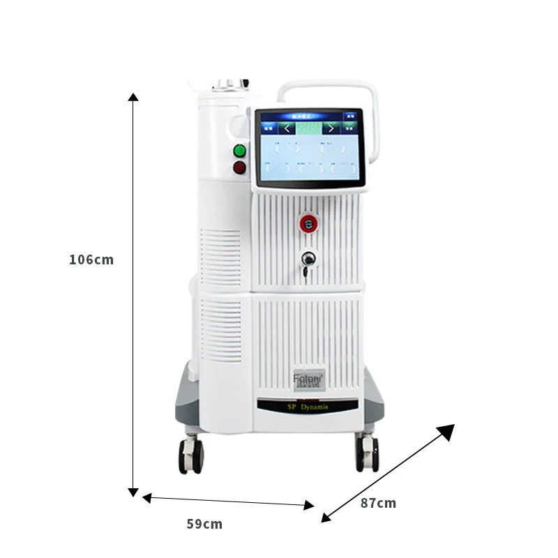 جهاز تجميل تجاري ليزر كسور CO2 لتقليل الخط لتجديد شباب البشرة وإزالة ندبات حب الشباب بشكل جيد