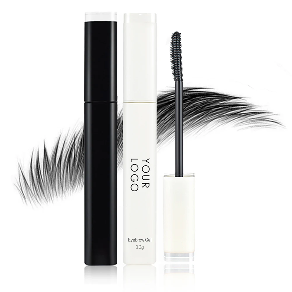 15g Private Label Brow Gel Custom Logo Eyebrow Shaping Liquid Colorless Transparent No White Flakes Strong Shaping Gel Makeup
