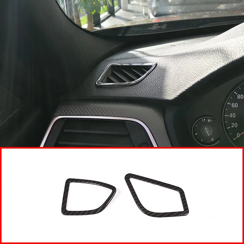

For BMW 3 Series F30 2013-2018 Car Accessories Carbon Fiber ABS Dashboard AC Vent Frame Cover Trim For Left Hand Drive 2 Pcs