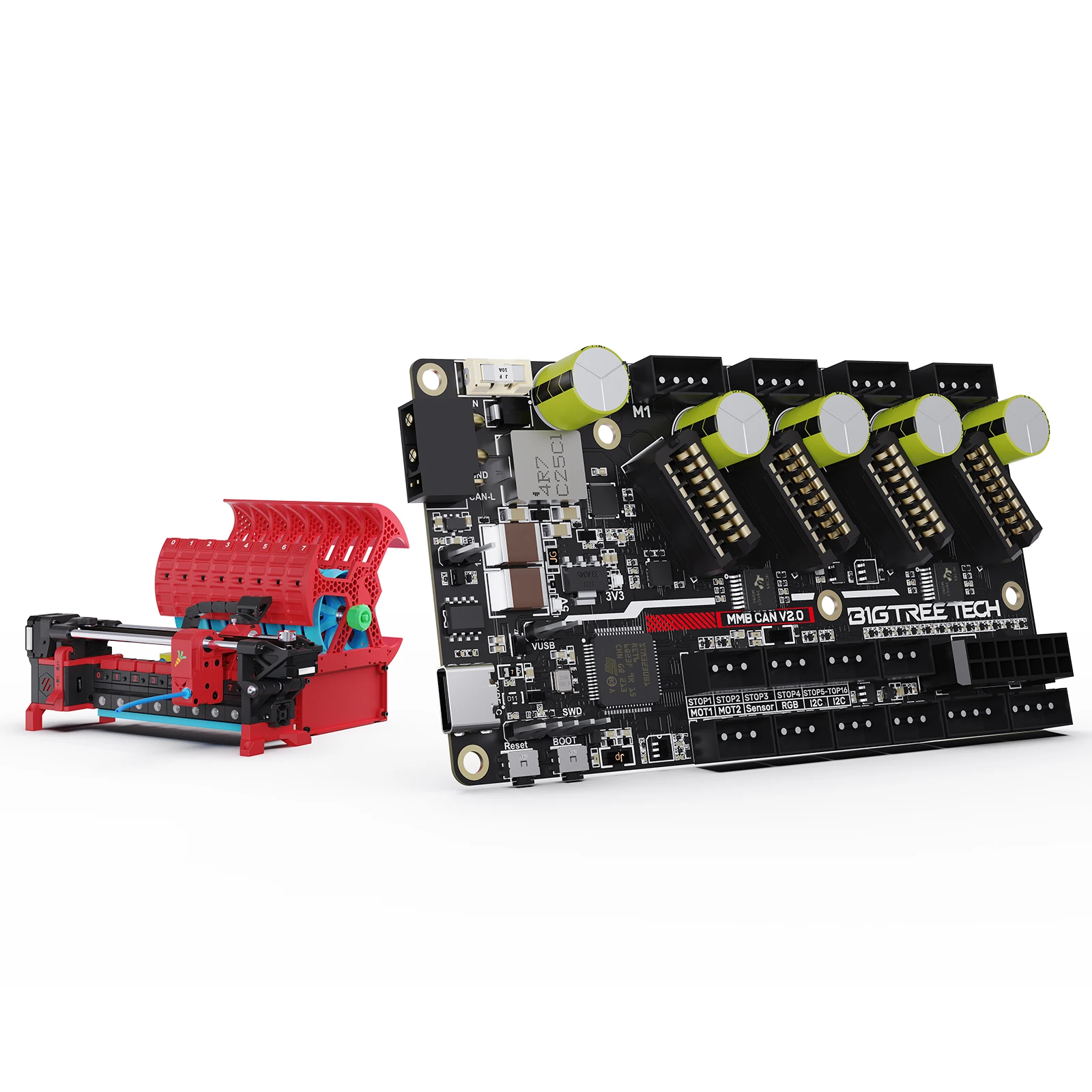 BIGTREETECH MMB CAN V2.0 Board Enraged Rabbit Carrot Feeder board Feeder board 3d Printer Parts for Voron 2.4 trident ERCF