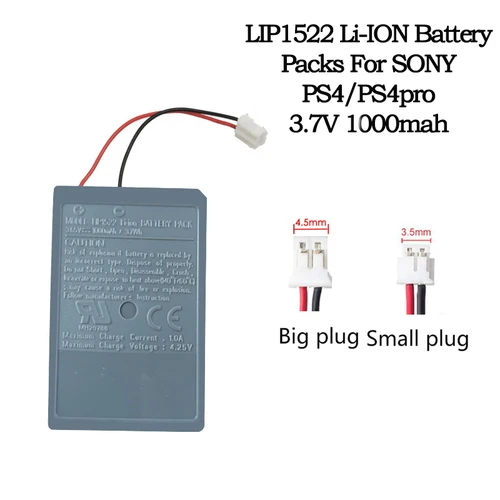 Batería de controlador PS4 PS4 Pro para SONY PS4 Slim LIP1522 Dualshock 4 V1 V2 controlador inalámbrico Playstation GamePad 4x batería