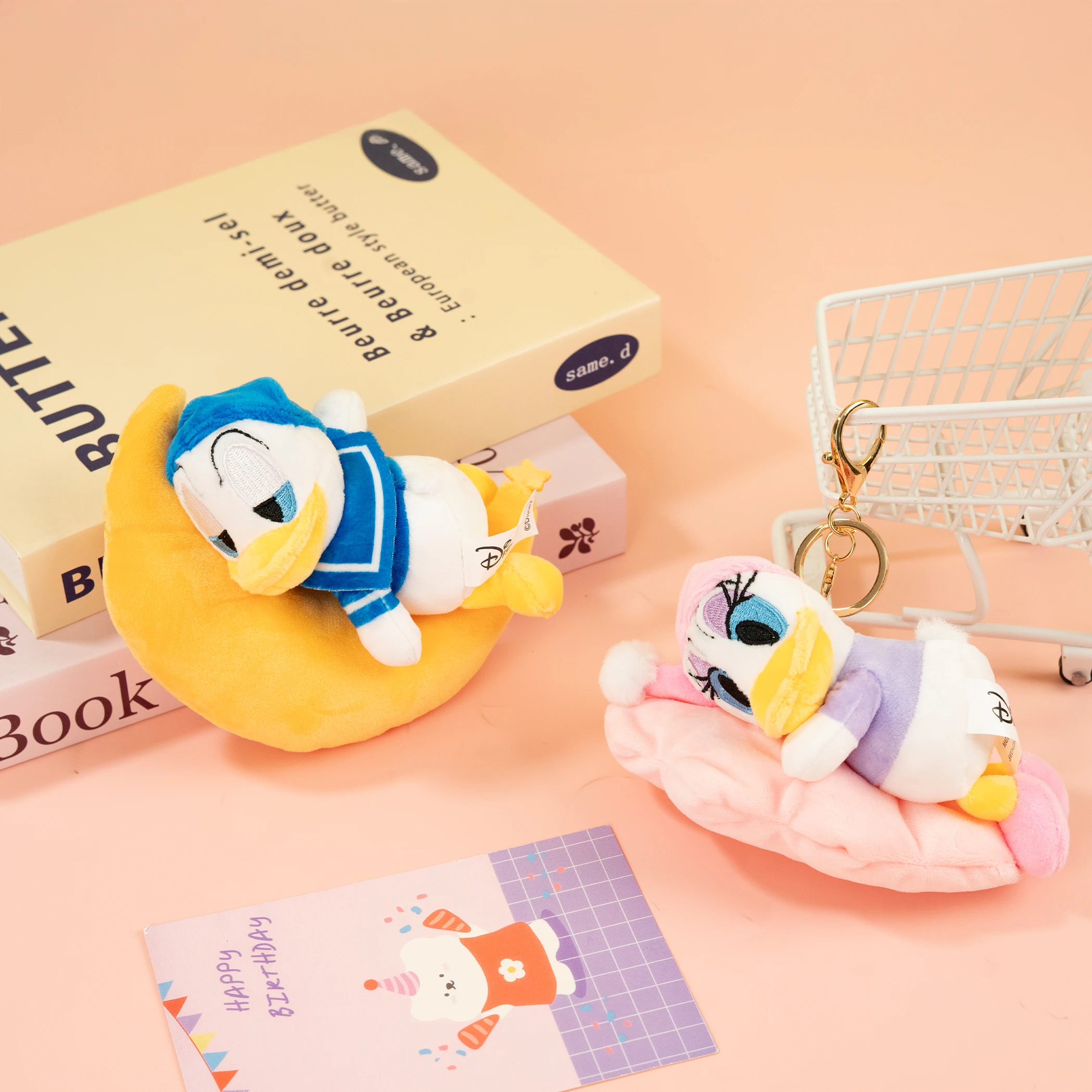 Disney Zootopia Toy Story LoveHug Series Judy Nick Donald Daisy Lotso Stitch Angel Plush Keychain Bag Charm for Party Decor Fans view 3