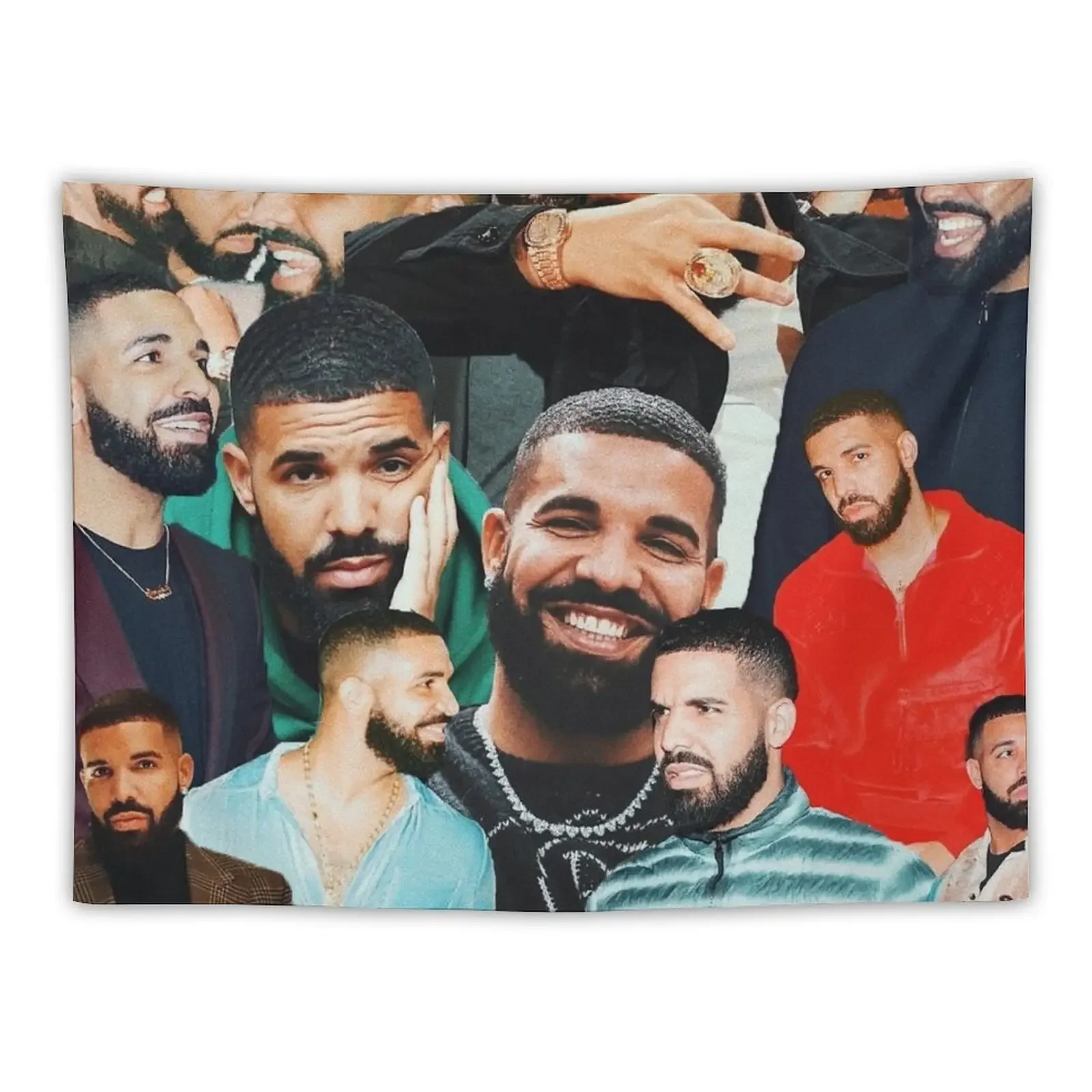 

drake collage Tapestry Korean Room Decor House Decoration Aesthetic Decoration