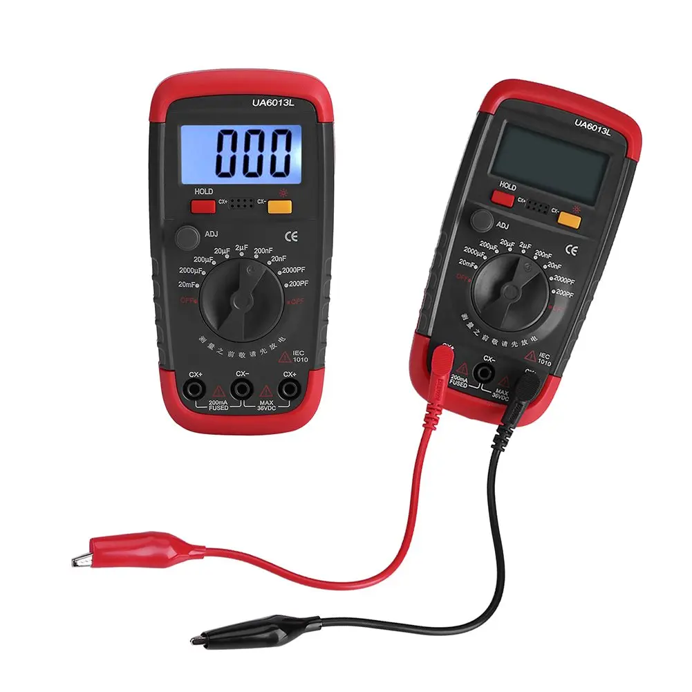 143*74*35mm 5.59*2.91*1.38 Inches Digital LCR Meter Compact Electrical Testing Device Diagnostic Tool 0.8 Basic Accuracy