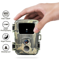 Mini Trail Hunting Night Vision Camera 20MP 1080P Wildlife Photo Trap Surveillance Tracking Hunting  Accessories Waterproof Cam