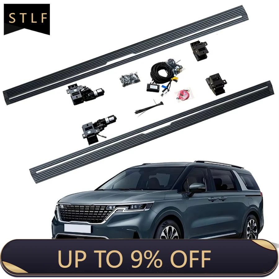 Electric Running Boards Heavy Duty Anti-Pinch Waterproof Automatic Power Side Step for Carnival 2021+ with Carry Bag