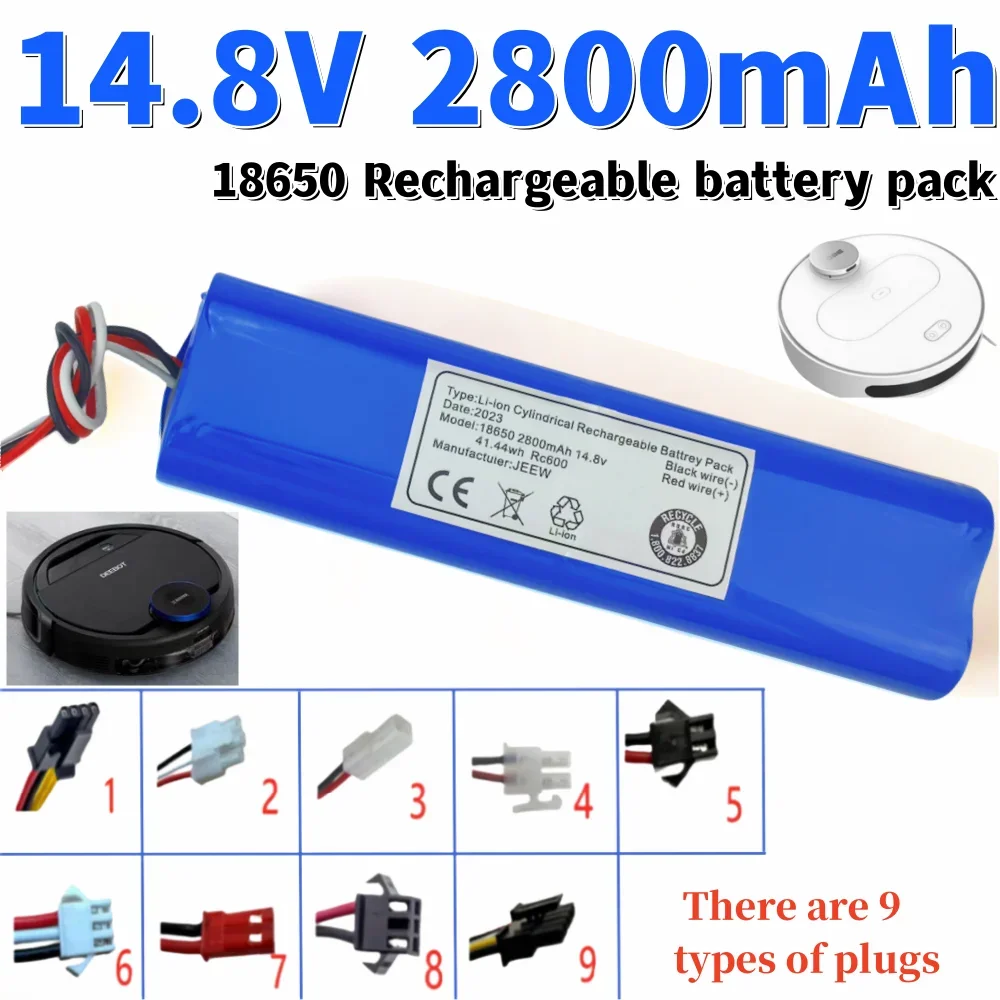 14.8V 2800mAh For ILIFE V3 plus v5s pro v5spro X750 v3s pro Rechargeable Battery Robotic Cleaner accessories