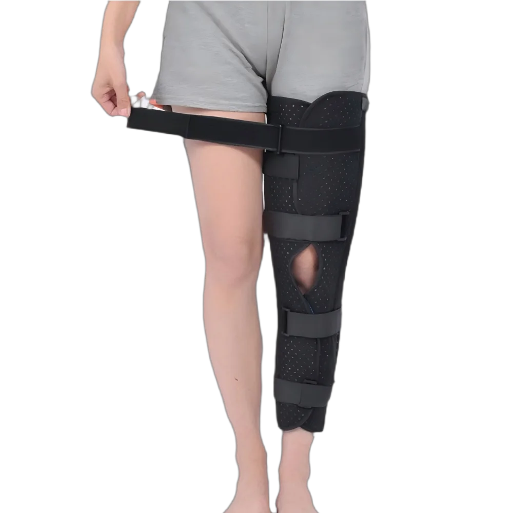 

Multifunctional knee orthotics adjustable with braces for fracture rehabilitation and pain relief