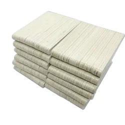 600 pcs white wooden nail file 100/180 80/80,120/120 wood emery board nail file manicure tool Nail Art Tool