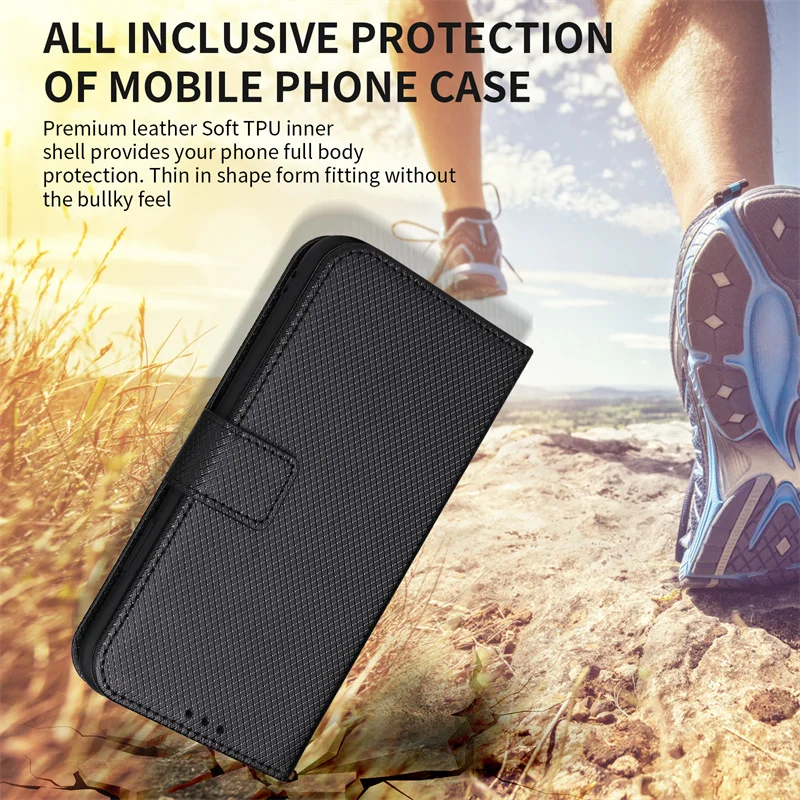 Plain Leather Flip Wallet Case For Tecno Camon 50 Pro 4G Camon 50 Ultra 5G Magnetic Book Cover Holder Capa Coque Fundas Shell - view 6