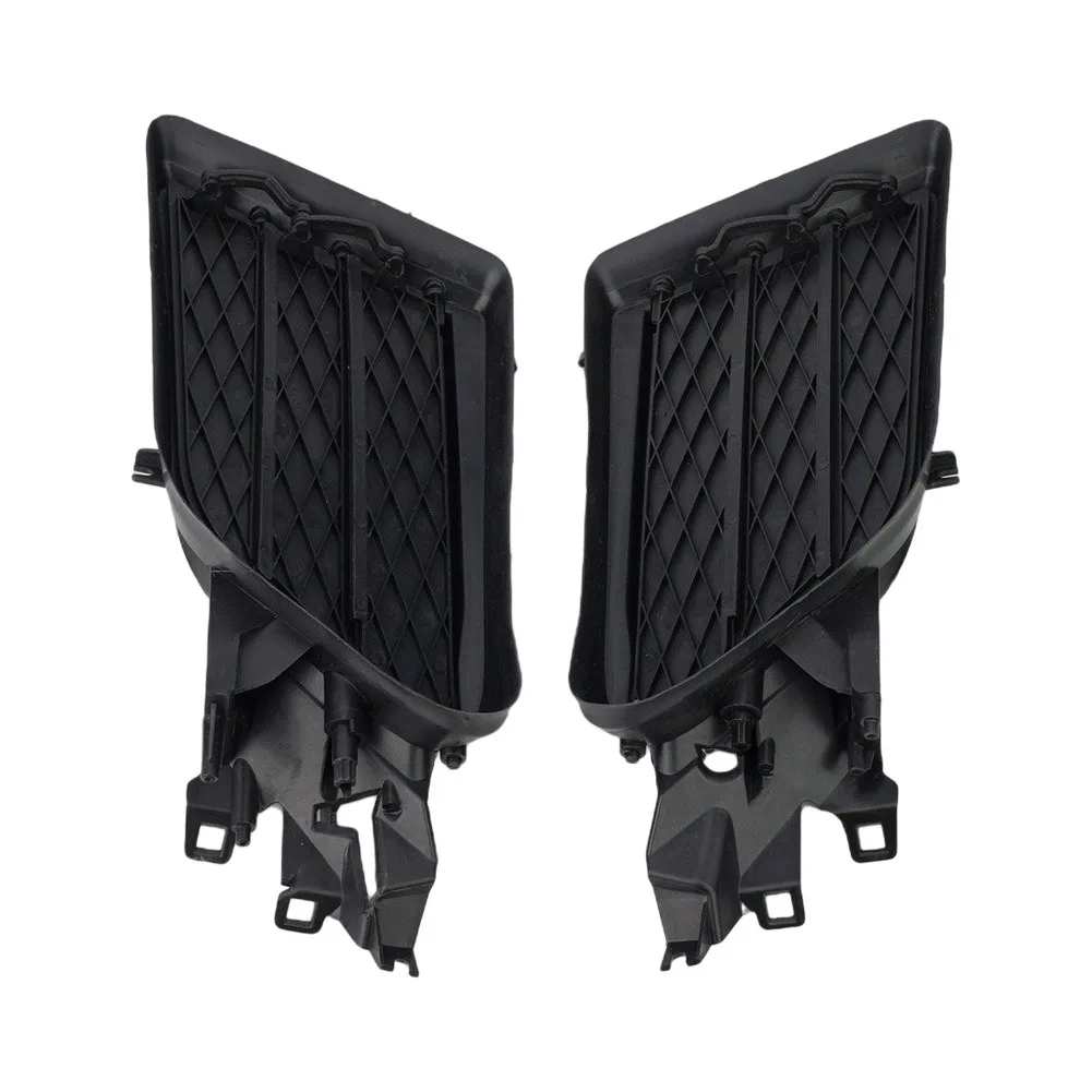 /2PCS /Front /Air Shutter Active Grille For Tesla Model S 2016-2021 Black ABS Plastic Bumper Replacement Parts Fit OEM 1057851-0