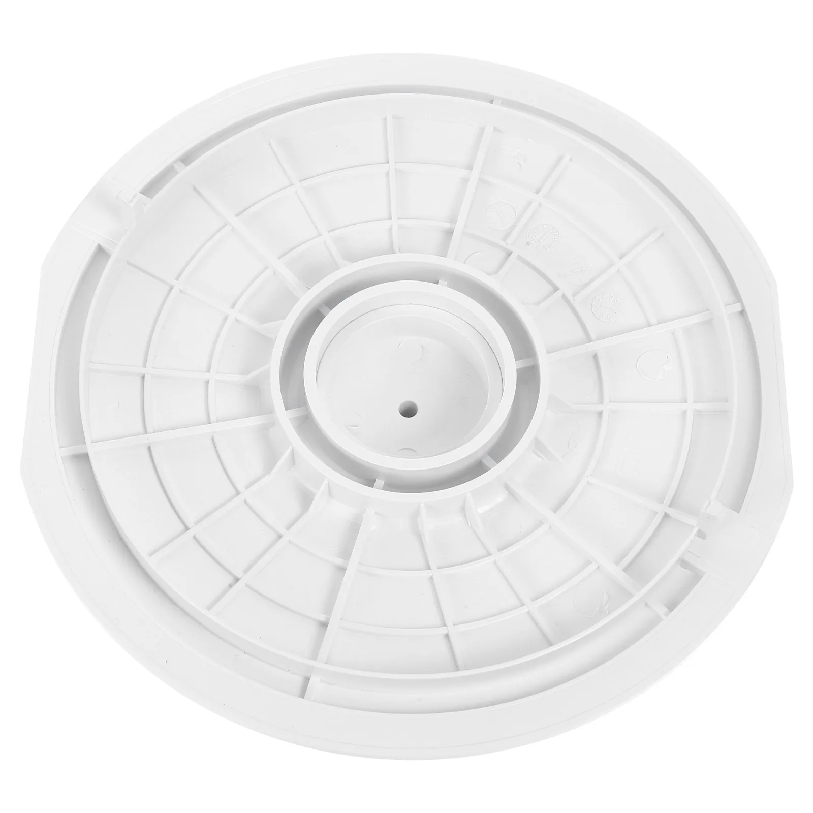 

1pc Durable Abs Plate Replacement For Inground Pools Round Skimmer Deck Lid Cover Pool Maintenance Accessory Efficient Filter