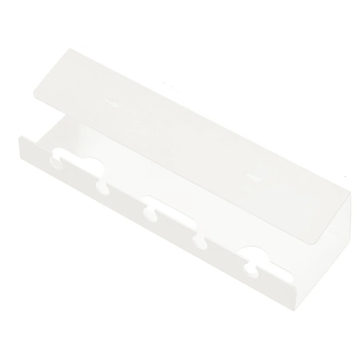 NEW!! Under Desk Cable Management Cable Tray Power Strip Wire Holder Office Computer Desk Wire Box