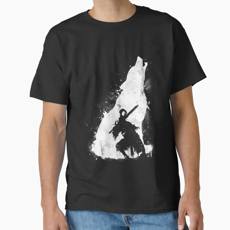 

Винтажная видеоигра Abyss Warrior BloodBorne Gehrman The First Hunter, подарочная футболка, топы большого размера, одежда с рисунком Death Metal