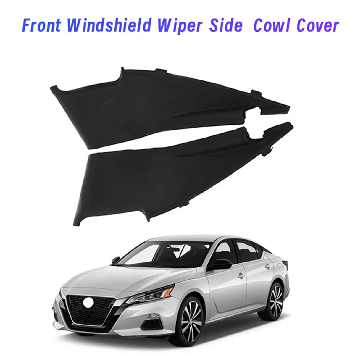 1Pair Front Windshield Wiper Side Cowl Trim 66894-6CT0A 66894-6CA0A for Nissan Altima 2019-2021 66894-6CA0A Fender Cover