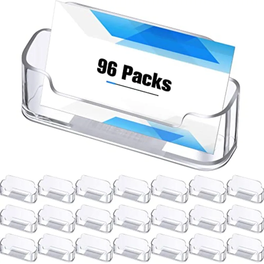 

Акриловая подставка для визиток, прозрачный настольный держатель для визиток, настольный дисплей для офиса, выставок, бумажных брошюр и документов.