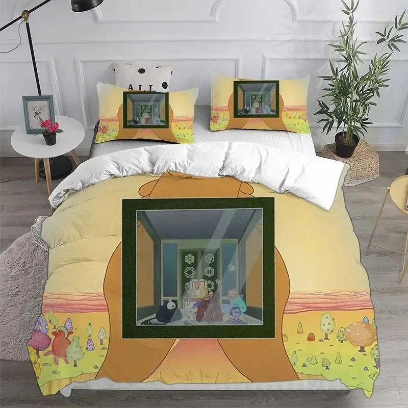 New Cartoon Midnight Gospel Anime Bedding Sets Comforter Quilt Bed Cover Duvet Cover Pillow Case Sets Kids Adult Size