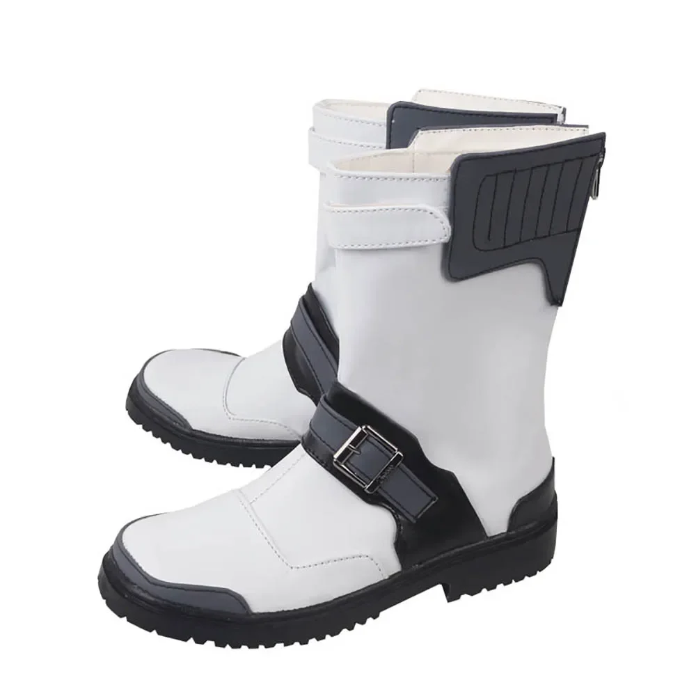 idolish7 Minami Natsume Cosplay Laarzen Aangepaste witte schoenen voor unisex