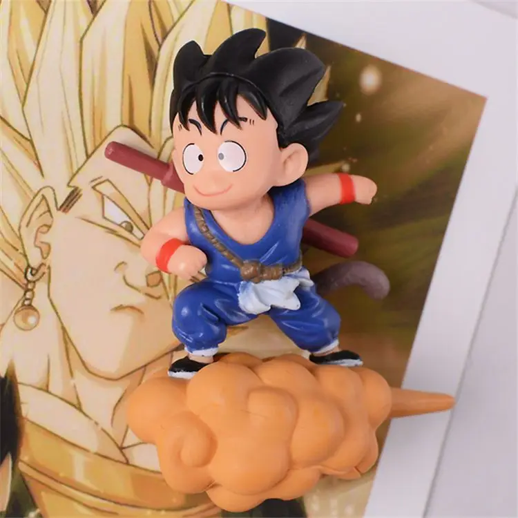 Anime Dragon Ball Creative Flying Son Goku 3D Refrigerator Magnetic Paste 3D Anime Refrigerator Decoration Message Paste