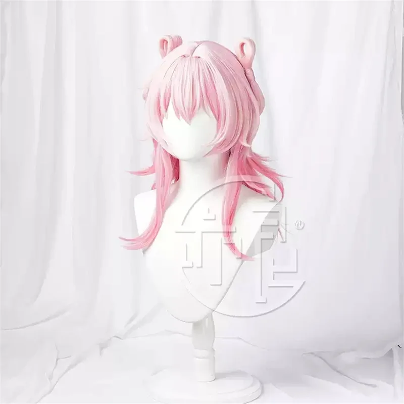 ゲーム Honkai Honkai: スターレール 3 月 7 日コスプレウィッグピンクグラデーションリボン耐熱ファイバーヘア無料ウィッグキャップ女の子