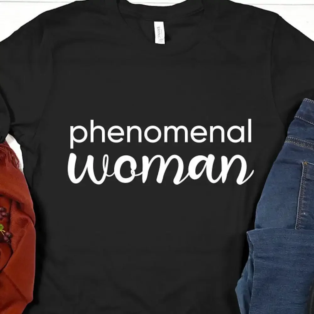 Phenomenal Woman T Shirt Mom Sorority Valentine Birthday For Great Women Sisterhood Friendship