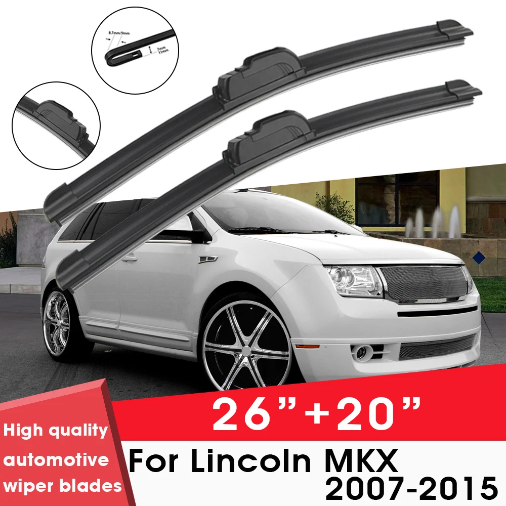 BEMOST Car Wiper Blades Front Window Windshield Rubber Refill Wiper For Lincoln MKX 2007-2015 26