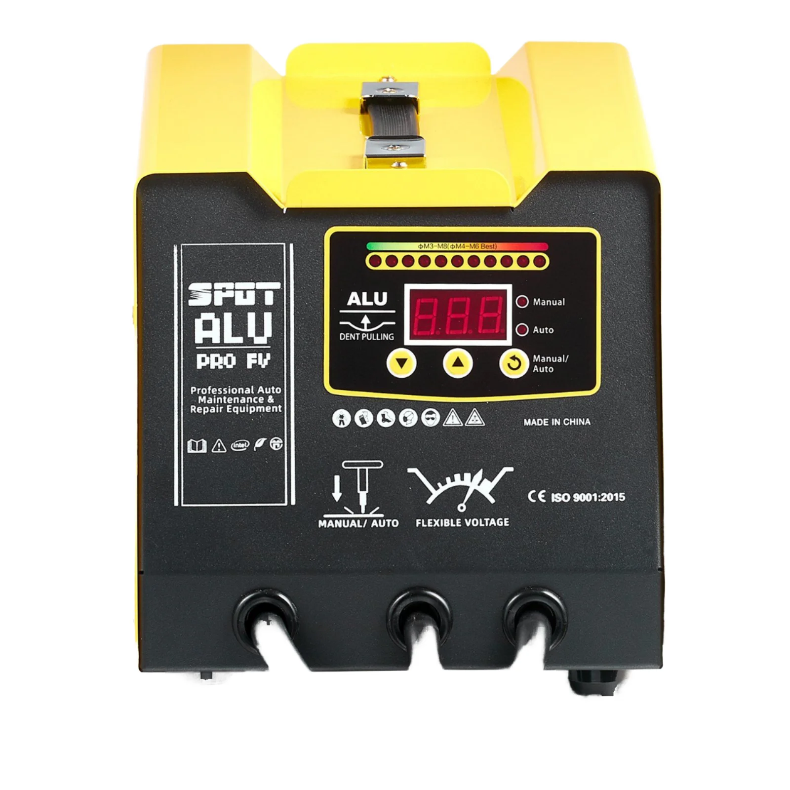 Auto/Manual Aluminum Body Repair Kit Spot Welder Dent Puller Heat Gun 2D Measuring System Dual Voltage for Auto Body Spot
