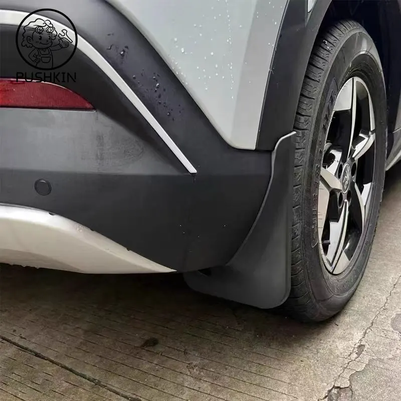 4pcs Black Mud Flaps For BYD Yuan Pro Yuan UP EV 2023 2024 Mudflaps Splash Guards Mud Flap Front Rear Mudguards Fender