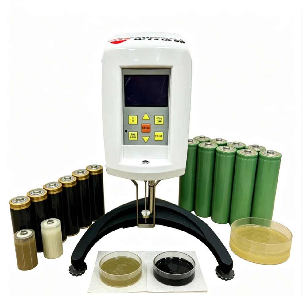 Digital Rotational Viscometer for Lithium Battery Slurry | Lab Viscosity Testing Machine | ISO 2555 & ASTM D2196