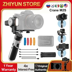 ZHIYUN CRANE M2S 3-Axis Handheld Camera Gimbal Stabilizer For Sony Fuji Nikon DSLR Mirrorless Camera iPhone 14 GoPro Hero 10/9/7