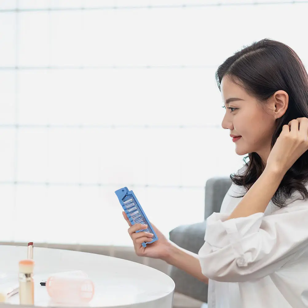 

20 шт. складных расчесок для путешествий, портативные расчески для кемпинга, профессиональные инструменты для укладки волос, безопасные для кожи головы, гладкая расческа для укладки волос