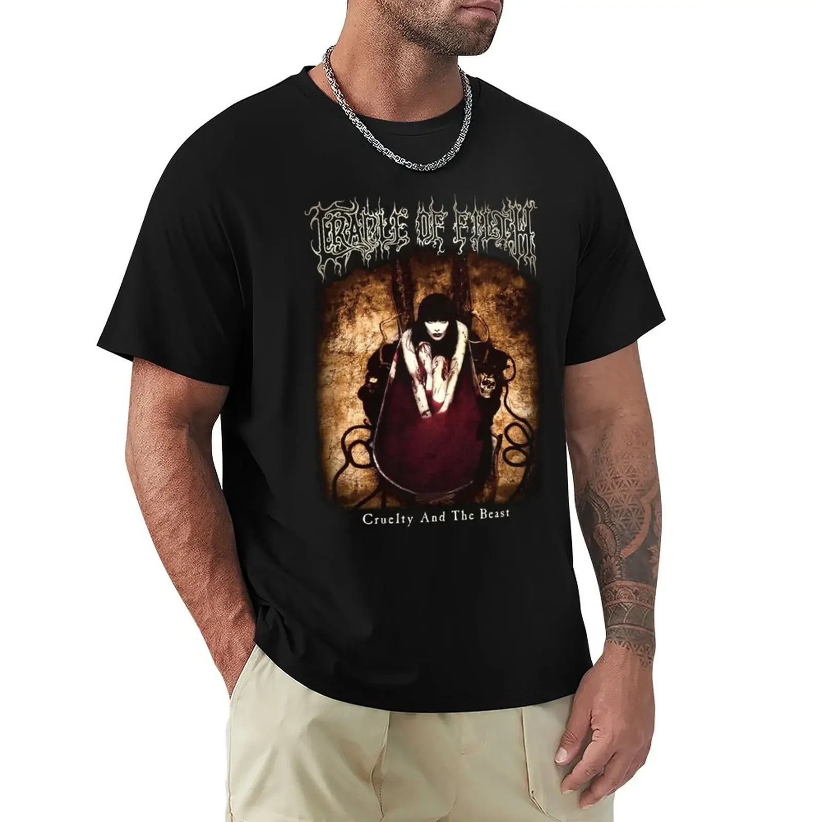 

Cruelty And The Beast - Classic Old School Symphonic Black Metal T-Shirt summer clothes Blouse men graphic t shirts