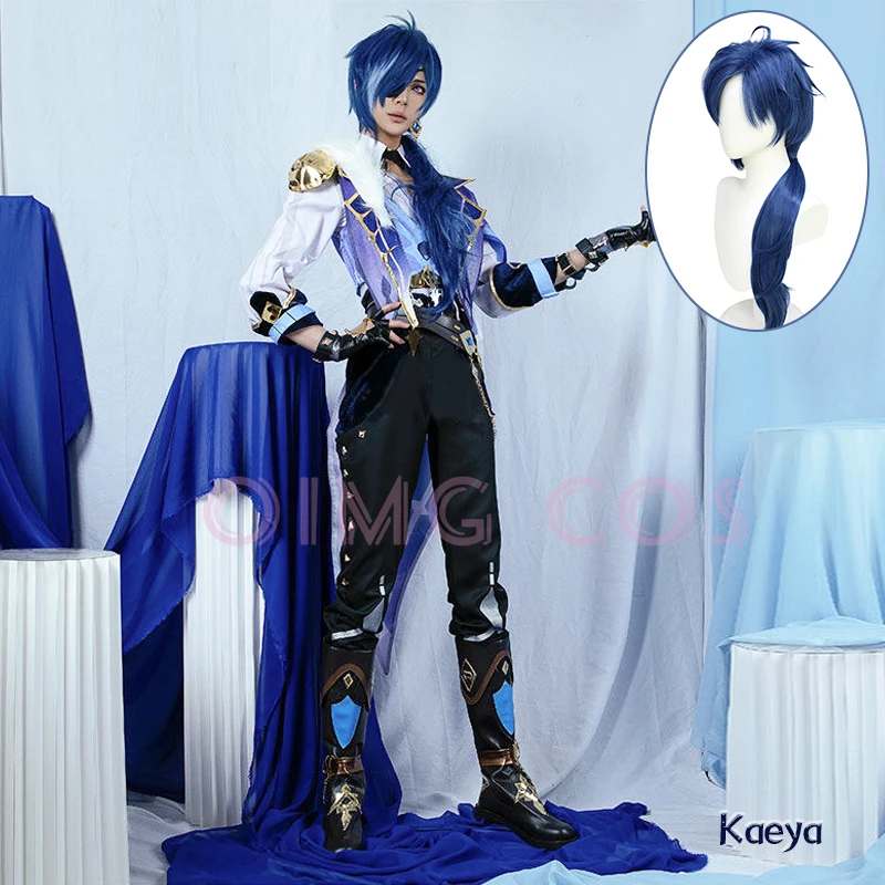 Genshin Impact Kaya Cosplay Kostüm tägliche Kleidung Karneval Uniform Perücke Anime Halloween Party Kostüme Maskerade Frauen Spiel