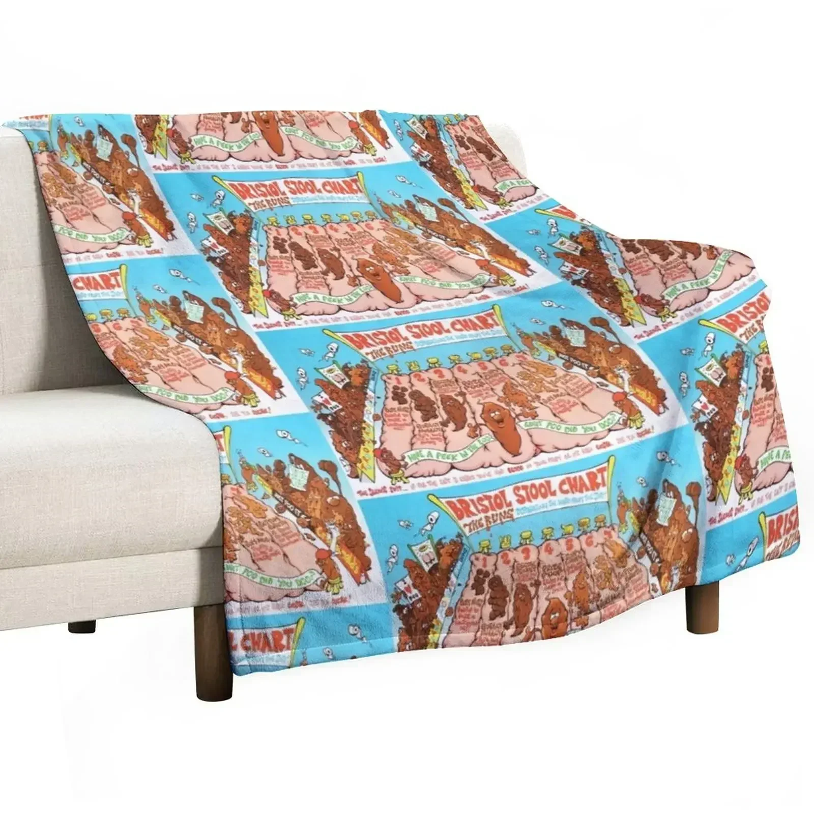 Bristol krukgrafiek Gooi deken Thins Zachte kerstversiering Harige dekens