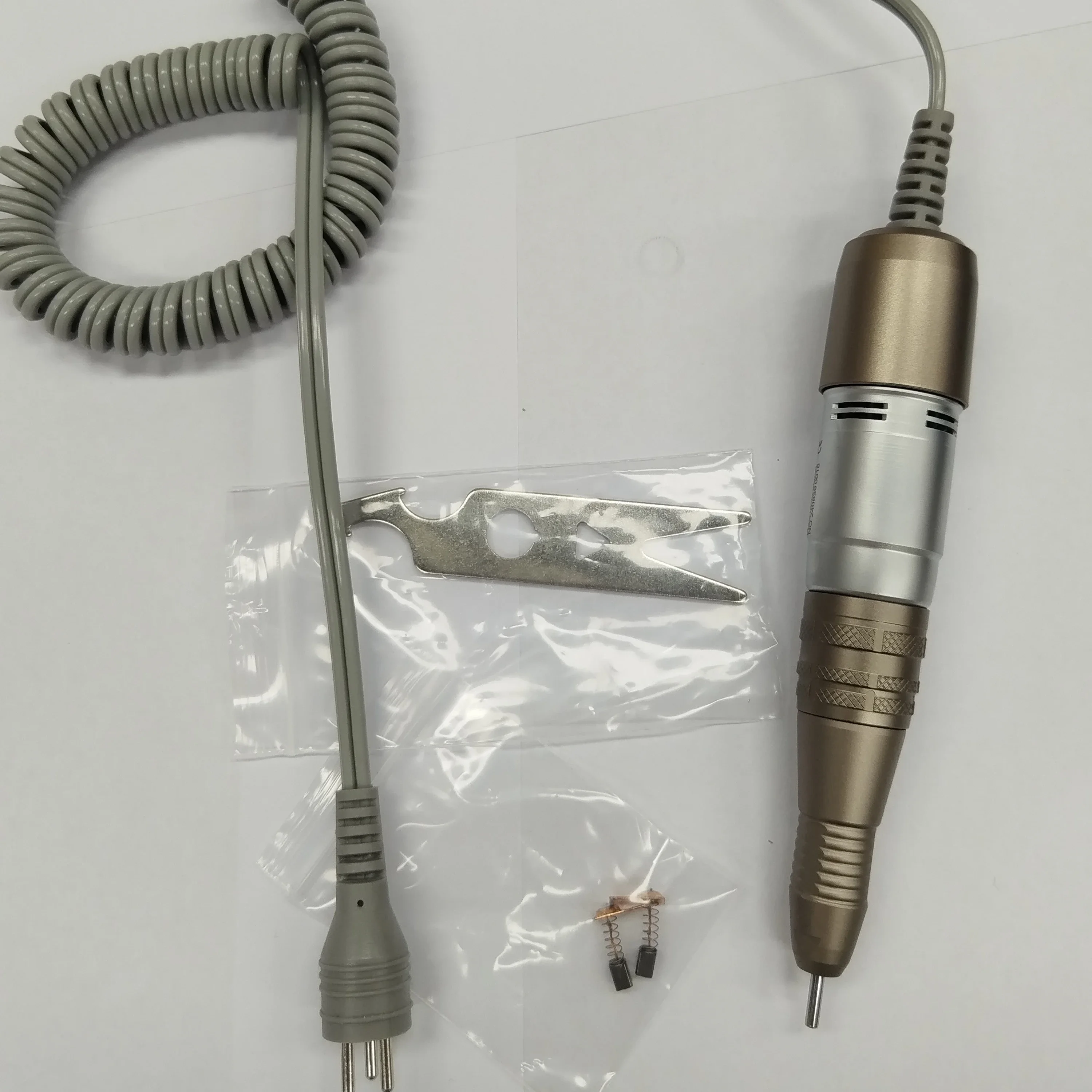 ماكينة حفر أظافر احترافية UP200، مبرد كهربائي 20000 دورة في الدقيقة لمقبض مثقاب الأظافر لون ذهبي