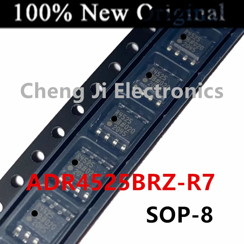 5PCS/Lot   ADR4525BRZ-R7   R4525B 、ADR4525ARZ-R7   R4525A  New high-precision voltage reference chip   ADR4525