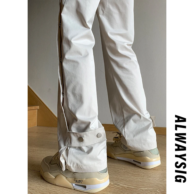 Homme décontracté rétro Sle printemps haute rue Hiphop coupe-vent pantalon confortable coupe ample Anti-rides Spor pantalon