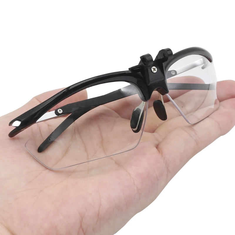 Accessoires de Loupe dentaire, lunettes avec cadre intérieur amovible pour monter des lentilles de myopie hypermétropie