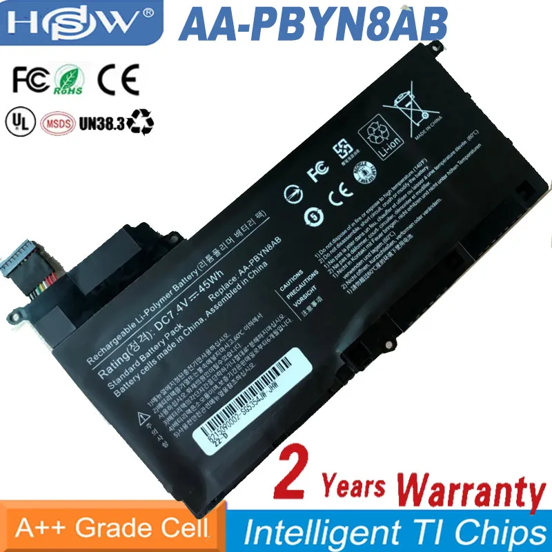 

7.4V AA-PBYN8AB Battery for Samsung 530U 530U4C 535U4C 535U4C-S02 Laptop Battery AA-PLYN8AB BA43-00339A NP530U4B 6120mAh 45Wh