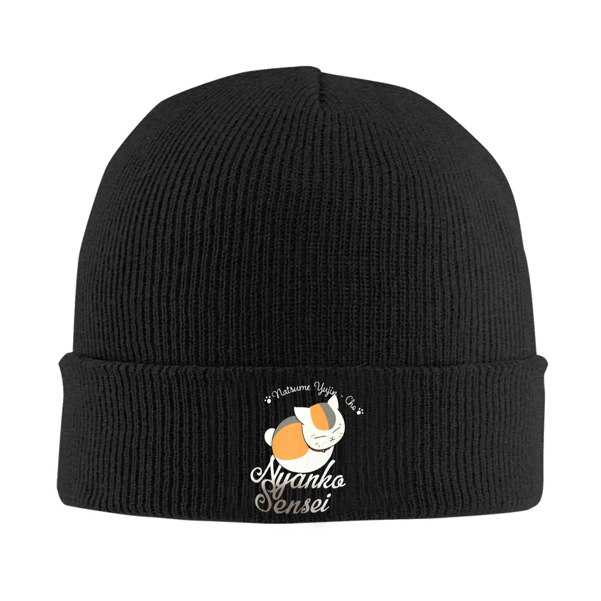 Natsume's Book of Friends Madara Knitted Hat Autumn Winter Beanie Warm Nyanko Sensei Cap Female Male Acrylic Fashion Bonnet