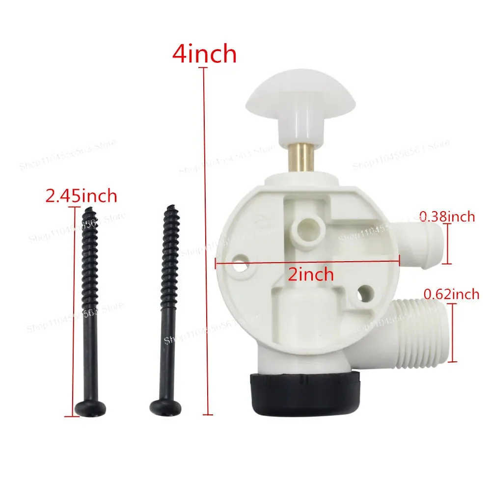 385314349RV Water Valve Kit Upgrade Toilet Water Valve for Dometic Seala