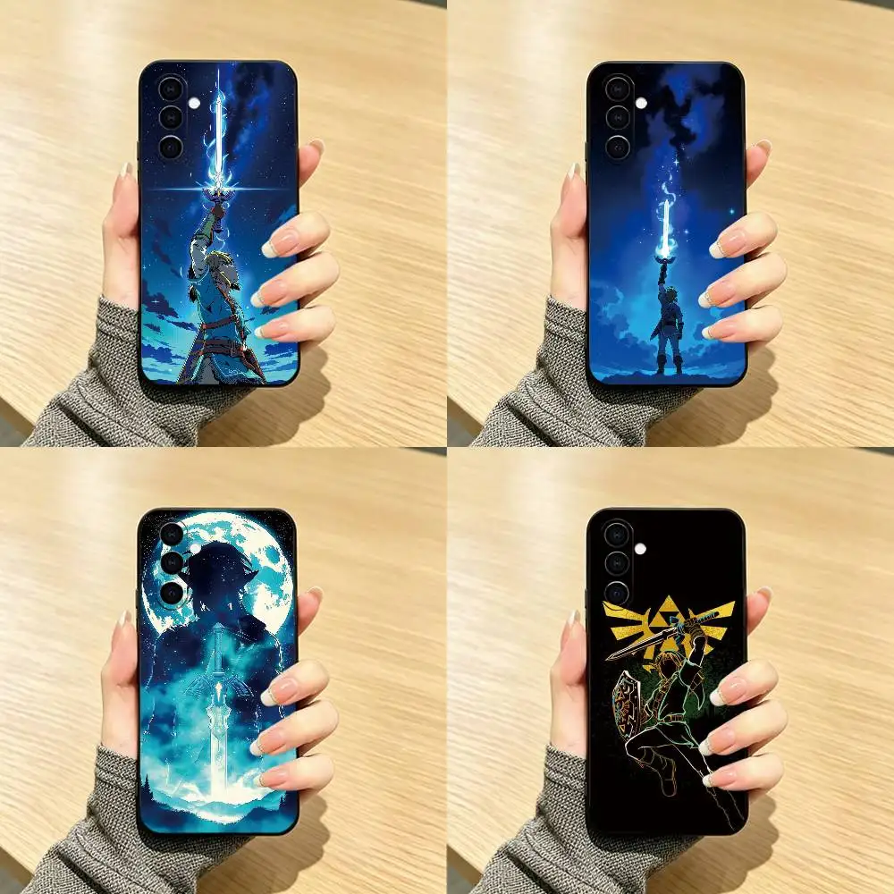 The L-Legend of Z-Zelda  Phone Case Black Silicone Soft For Samsung Galaxy A73,A72,A71,A70,A53,A52,A51