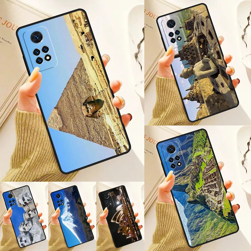 World Landmarks Case For Samsung Galaxy S24 Plus S23 S20 S21FE Lite S22 Ultra Note 20 S8 S9 S10 Phone Coque