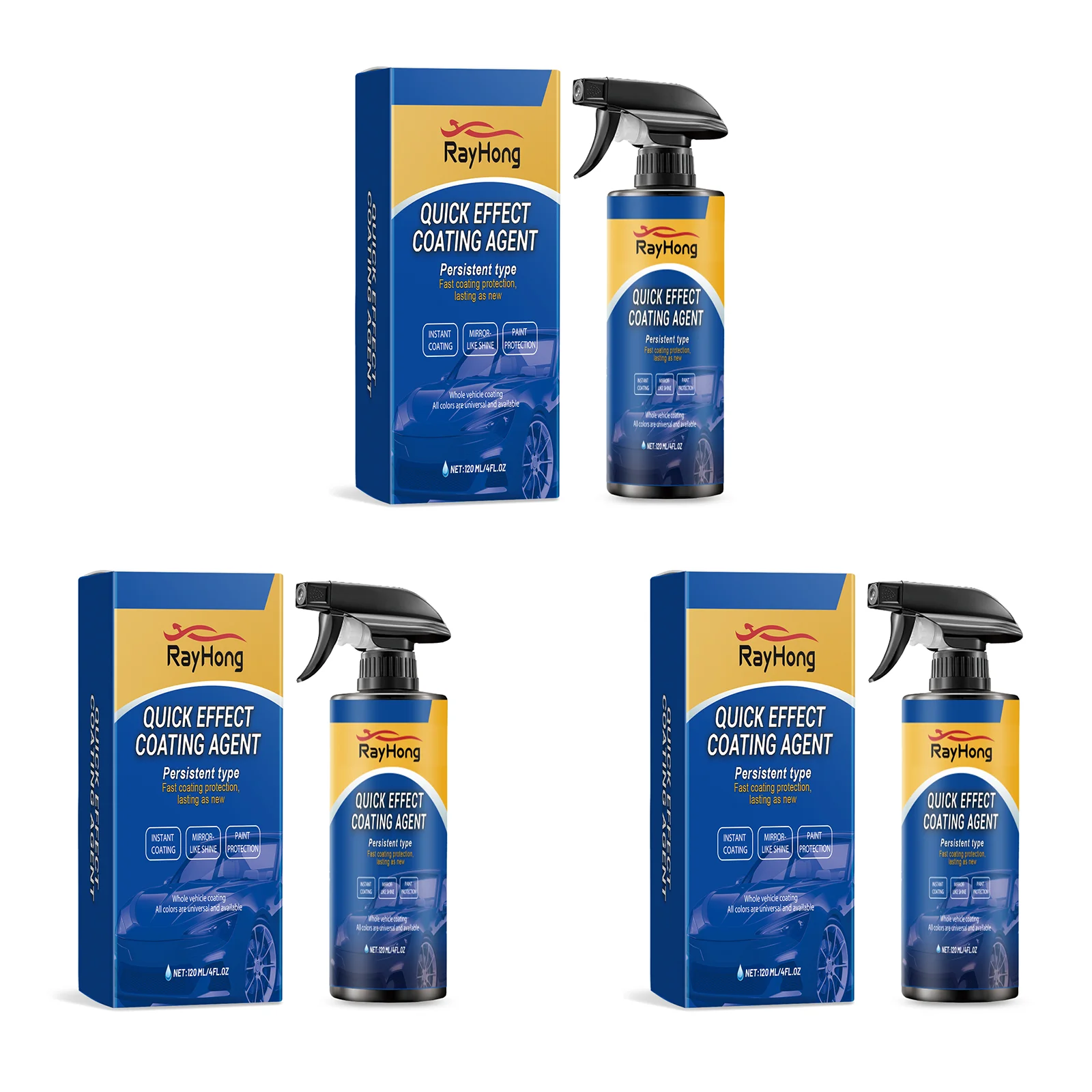 1-5PCS Auto Nano Coating Spray Auto Sneldrogende Coating Hydrofobe Bescherming Polijsten Onderhoud Vernieuwing Agent Accessoires