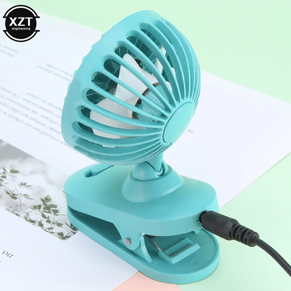 Cartoon Oplaadbare Clip Mini Desktop Fan Student Slaapzaal Draagbare Clip Muur Usb Mini Ventilator Met Led Licht En Controle